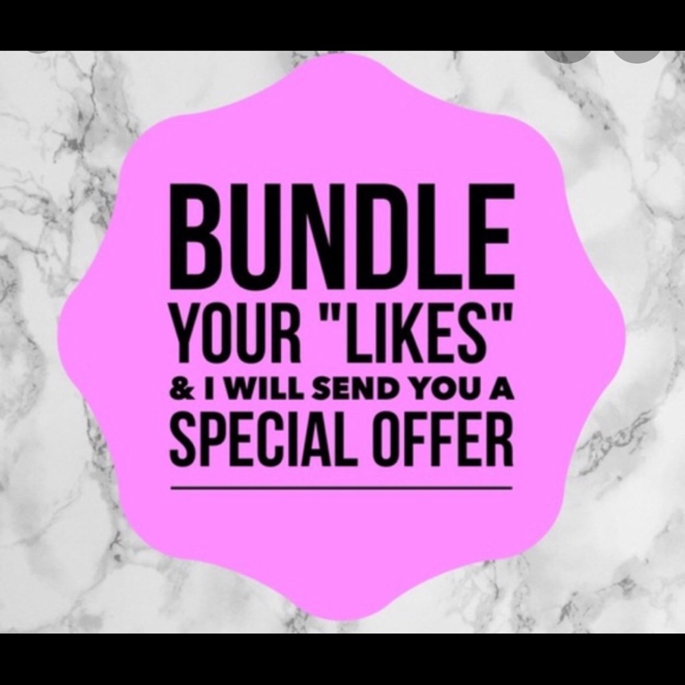 Add your likes to a bundle to save more 😍😍😍